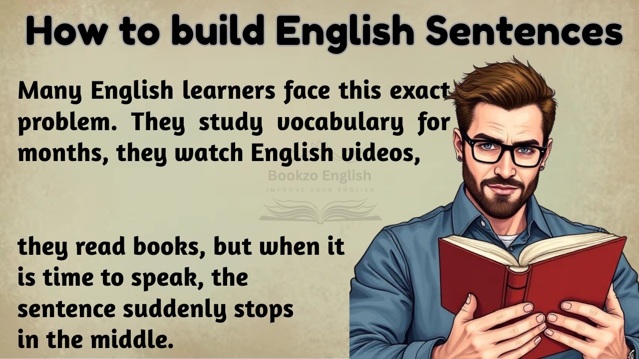 How to build English Sentences || Graded Reader || Improve Your English || Listen English
