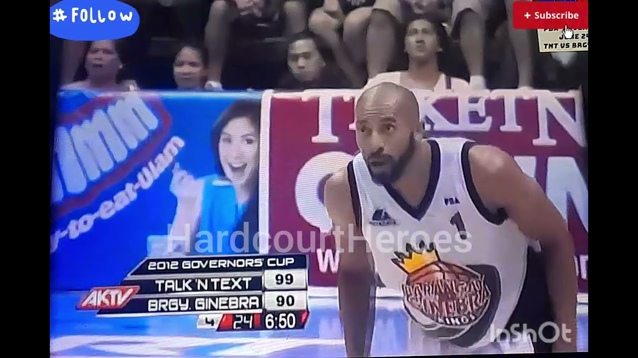PBA 2012 GOVERNORS CUP                                            Ginebra VS. TNT  4th QUARTER