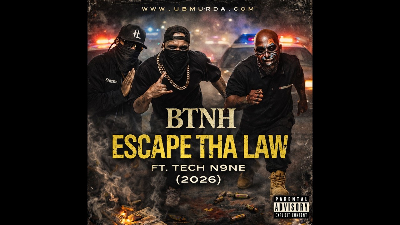 BTNH - Escape Tha Law Ft. Tech Cl9ne (2026) #btnh #techn9ne #aigenerated #ubmurdatv