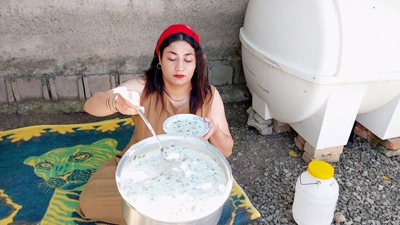 Rural lifestyle in lran🔥&hearts;️: Daily life of lranian Girls in the Village#cooking #villagelife