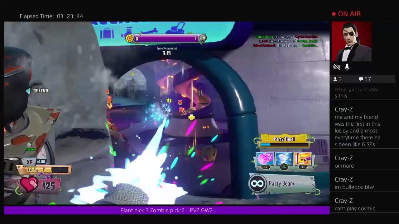 PVZ GW2 streaming to max rank plus 1v1