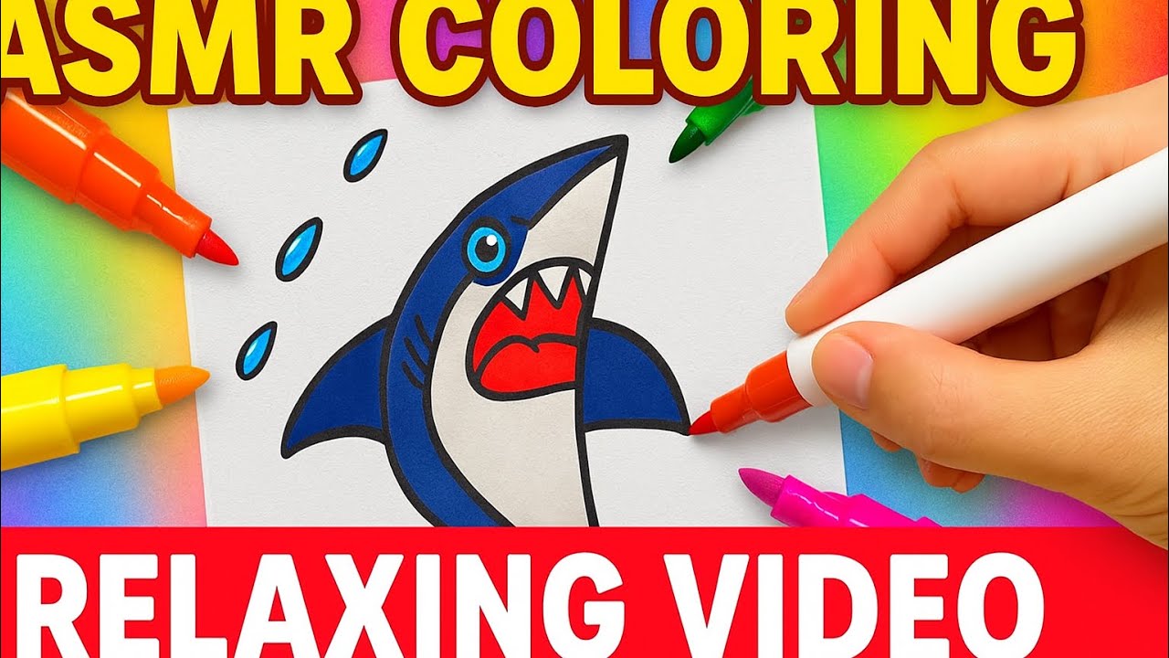Super Satisfying Marker Coloring ASMR 🎨✨ (No Talking)