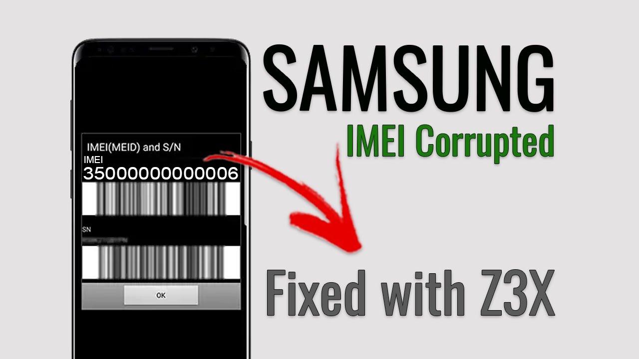 Samsung Galaxy S6/S6 Edge IMEI Repair: Fix Security Damage Error (1) & Corrupted IMEI 35000000000009