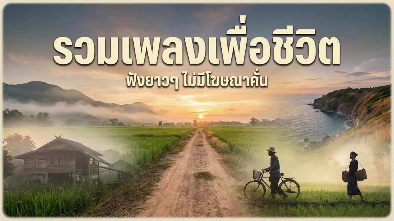รวมเพลงเพื่อชีวิต - ใหม่ล่าสุด ฟังเพลินยาวๆ ไม่มีโฆษณาคั่น - [Chill Melody] Vol.22