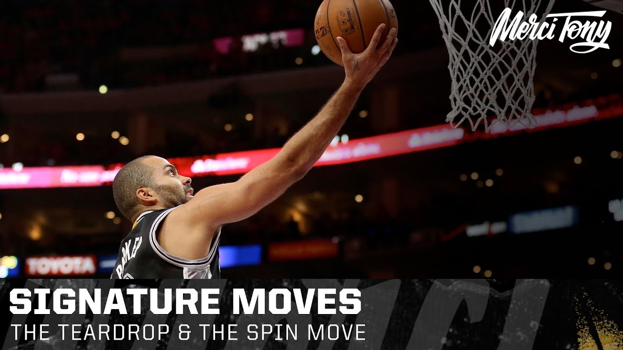 Tony Parker's Signature Teardrop and Spin Move