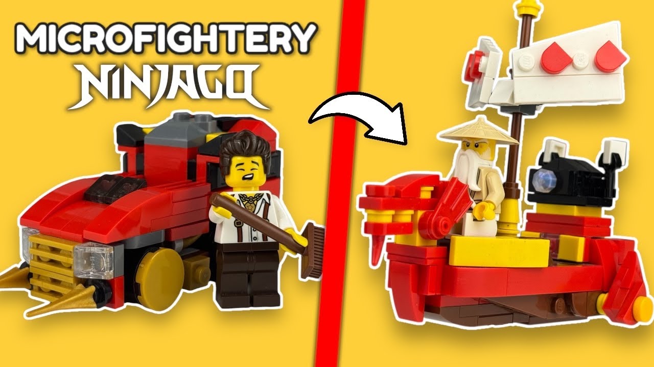 ZBUDOWAŁEM MICROFIGHTERY Z LEGO NINJAGO