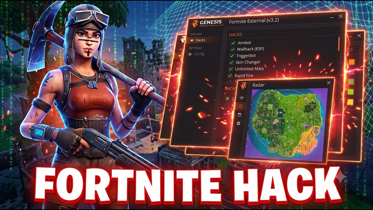 Fortnite Hack 2026 | Free Aimbot + ESP Undetected Cheat Download (PC)
