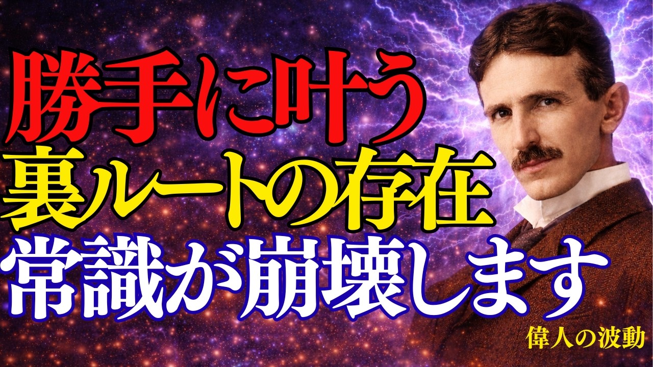 天才テスラが遺した「運命が勝手に動く5つの法則」99％の人が知らない波動の正体｜ニコラ・テスラ｜