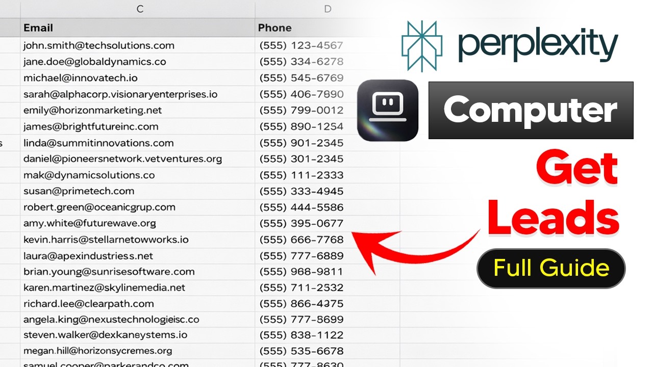 Как использовать Perplexity Computer для привлечения большего количества потенциальных клиентов д...
