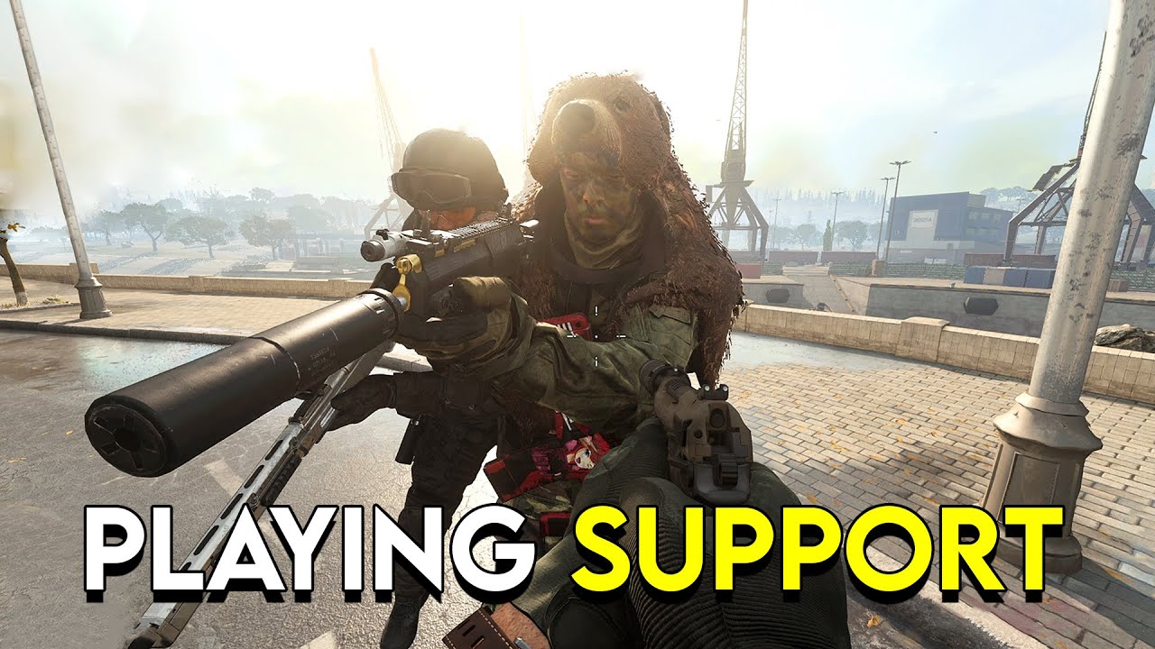 Playing as the Support in Warzone!