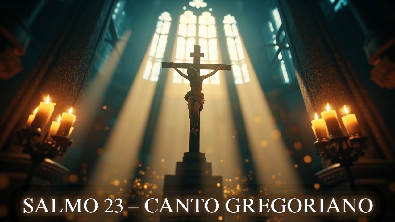 🎵 SALMO 23 EN CANTO GREGORIANO – EL SEÑOR ES MI PASTOR | MÚSICA PARA ORAR EN PAZ