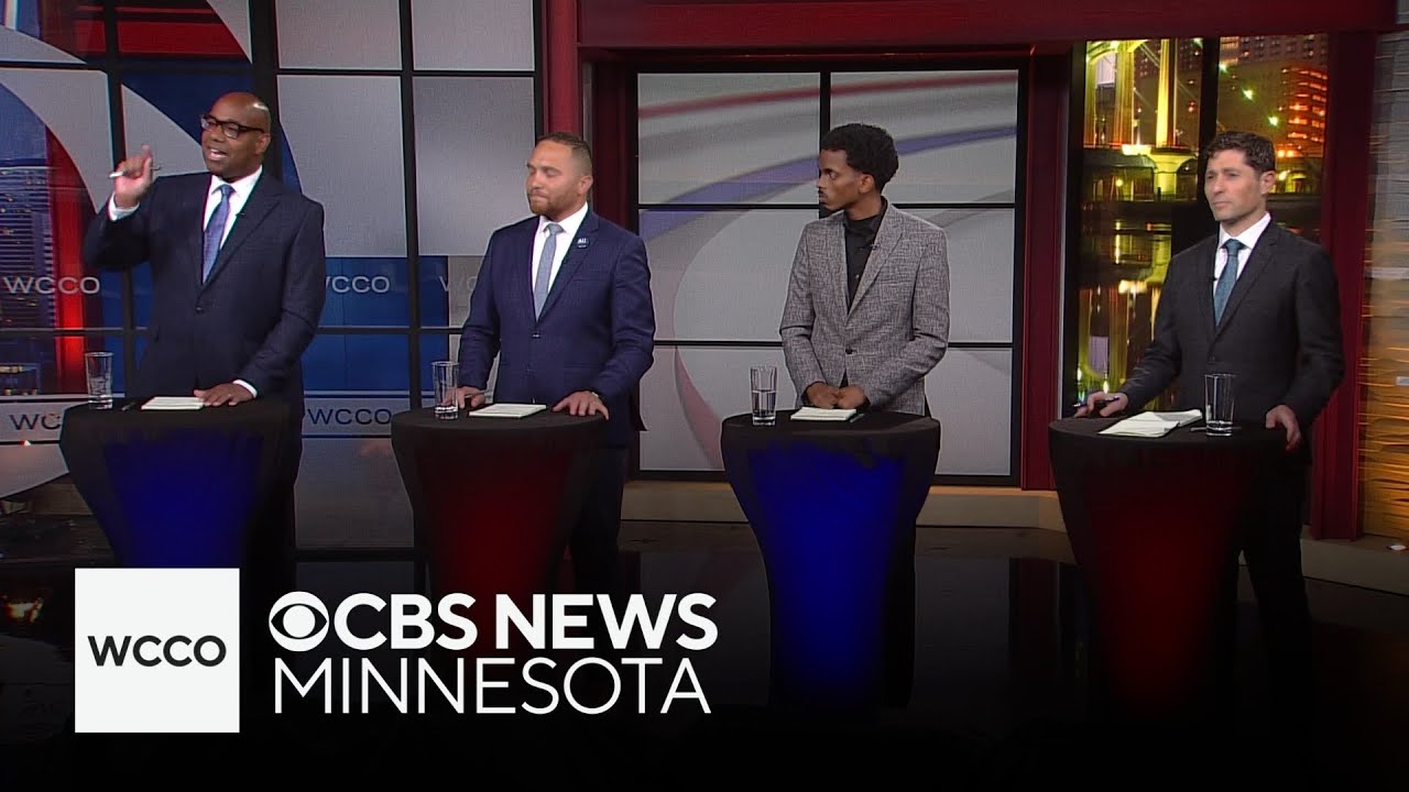 Four Minneapolis mayoral candidates go head-to-head in debate hosted by WCCO