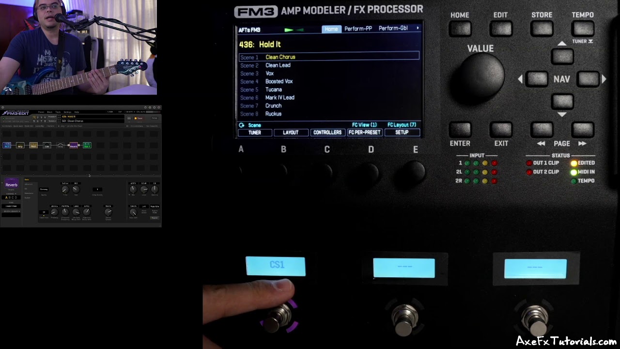 Delay & Reverb Stack or Hold - Axe-Fx III, FM3, FM9