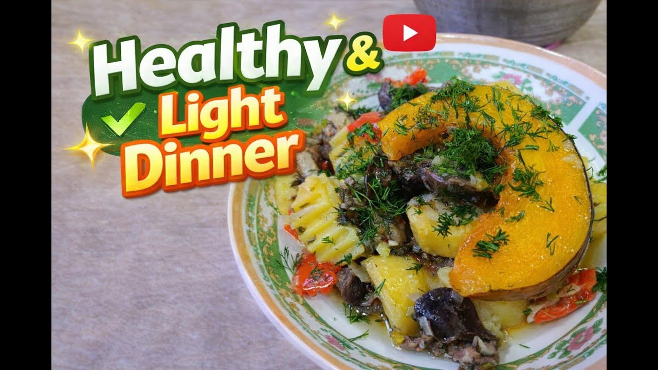 Healthy & Light Dinner. Mozart music❤️😊✨