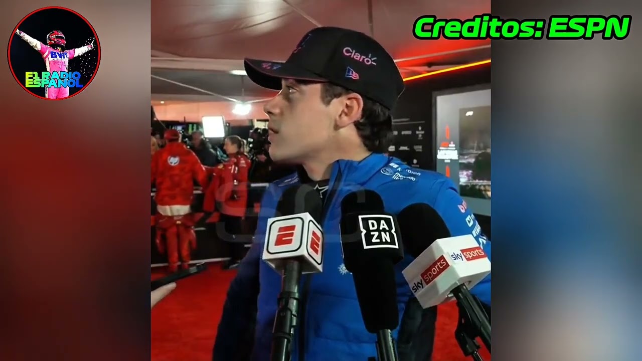 Fui lento toda la Carrera! Franco Colapinto frustrado tras Finalizar P17! en Las Vegas  F1 radio