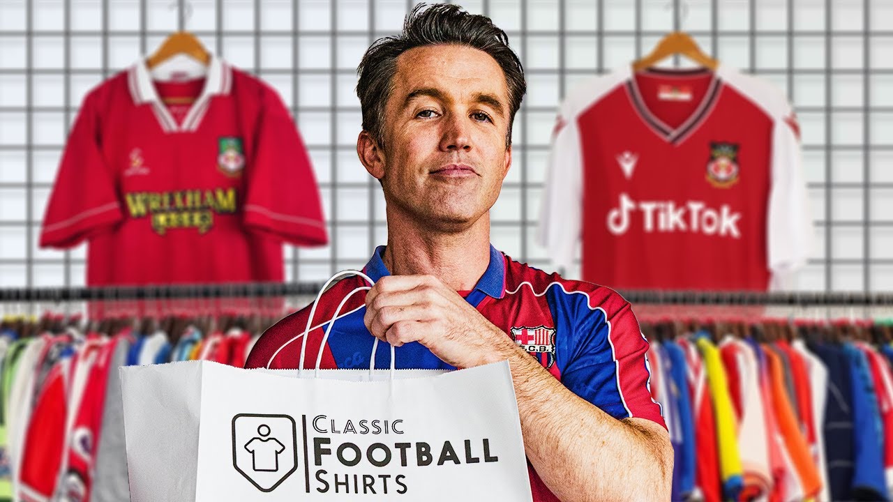 Rob McElhenney Goes Shopping For CLASSIC Football Shirts - Shirt Shopping