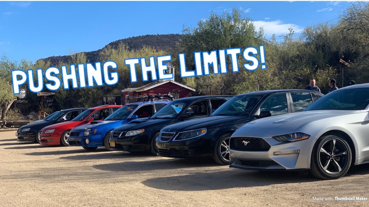 Hard Canyon Carving in My Tuned 2003 Saab 9-3!
