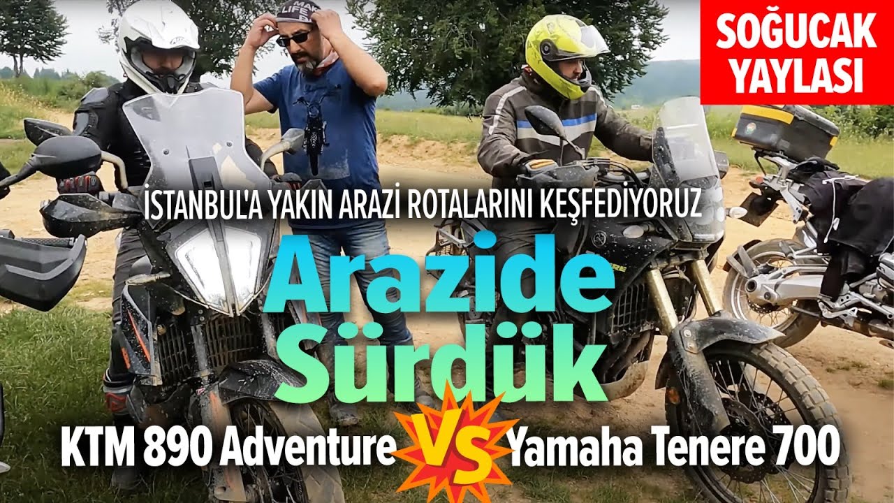 KTM 890ADV ve YAMAHA TENERE 700 Arazi Performansı |  İstanbul'a Yakın Doğa Rotalarını Keşfediyoruz-2
