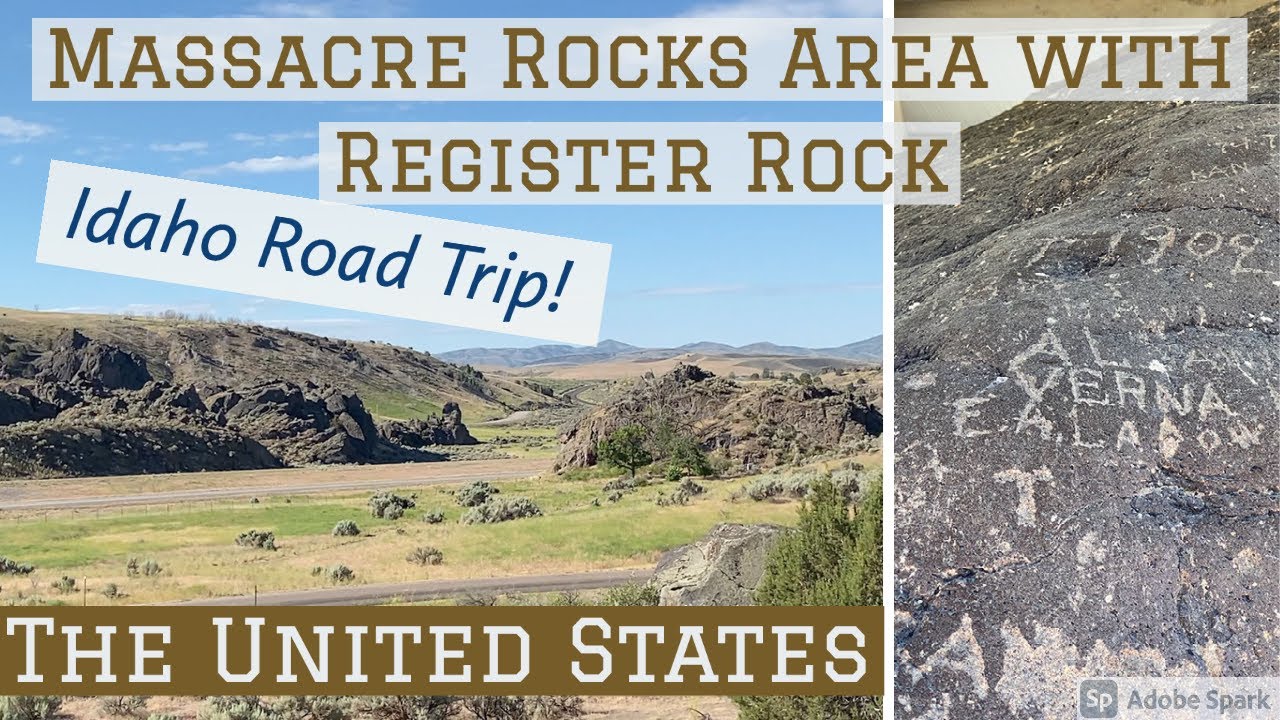 Massacre Rocks Area and Register Rock, Idaho Road Trip Part 1 - Oregon Trail History
