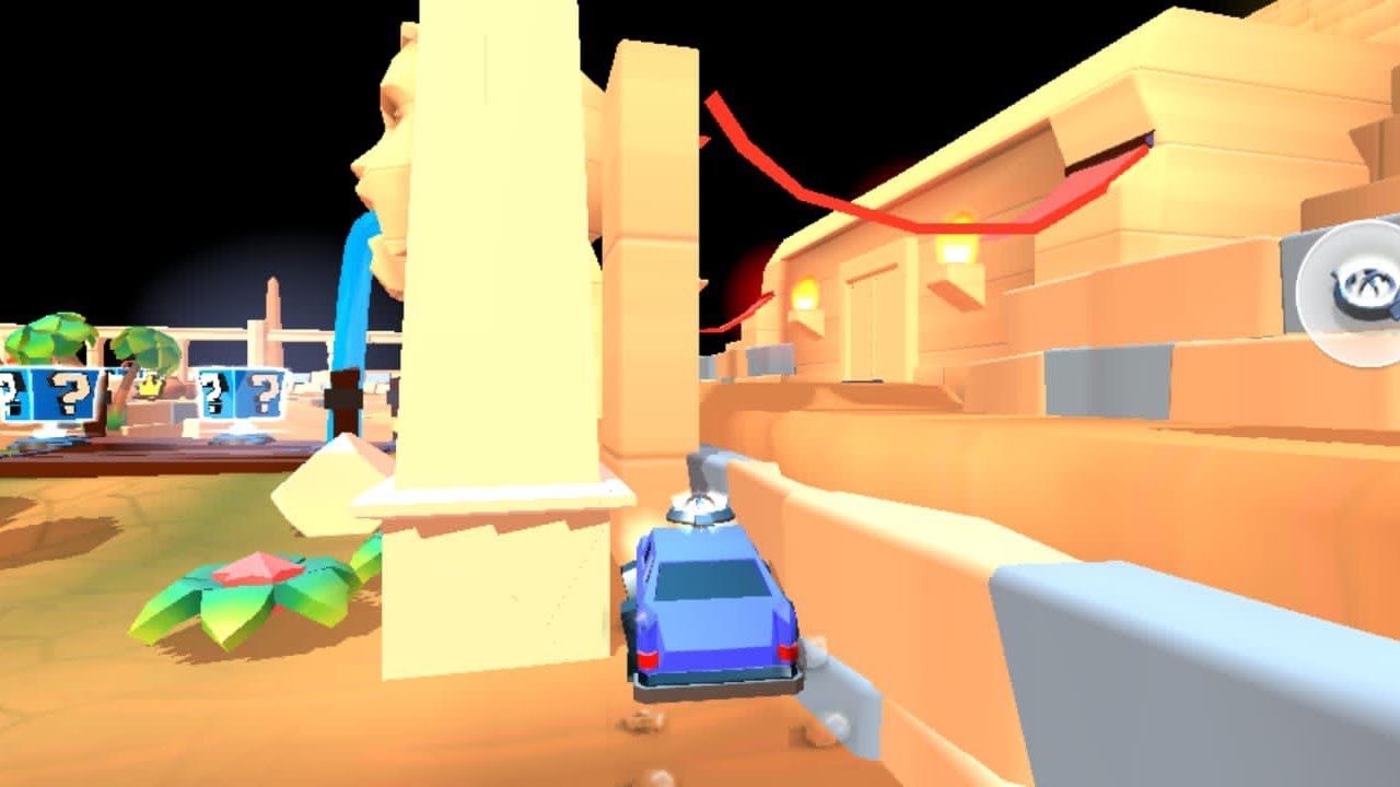 3rd person camera gameplay crash of cars