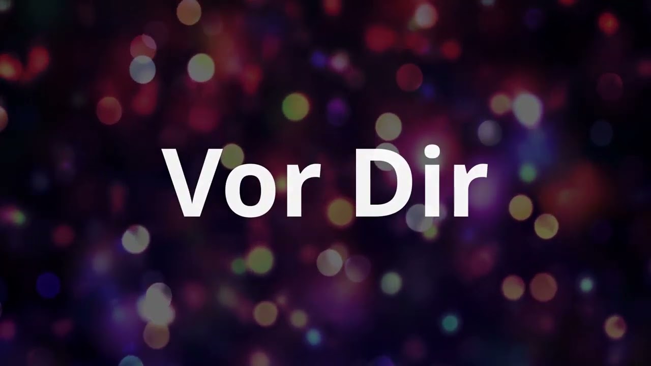 Vor Dir (Lyrics Video)
