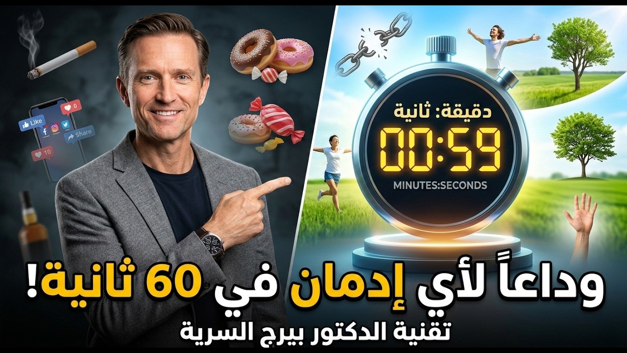 توقف عن أي إدمان في دقيقة واحدة: التقنية التي ستغير حياتك.