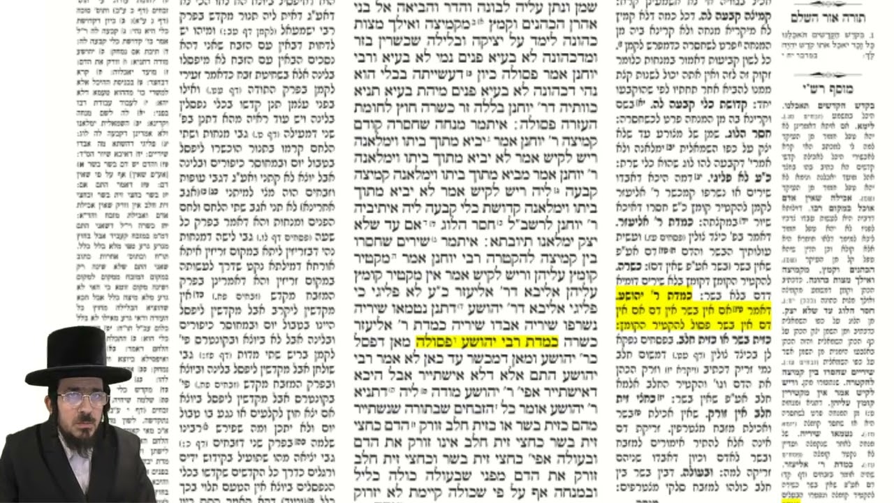 מסכת מנחות דף ט בעברית