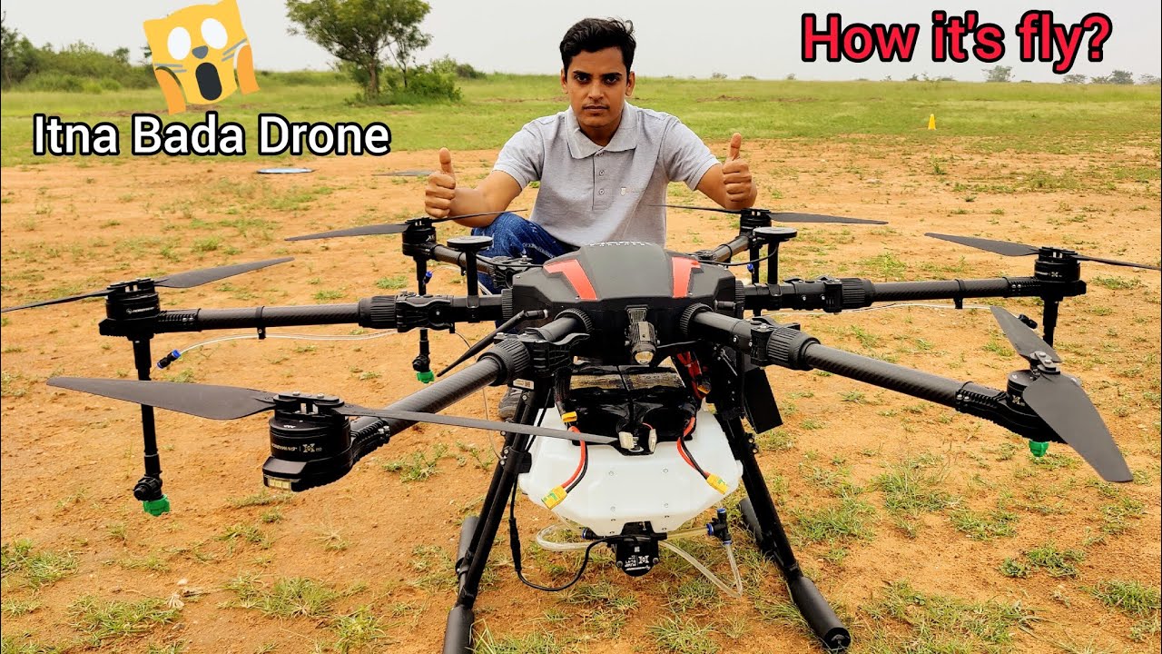 Heavy Lift Agriculture Spraying Drone Flite test 