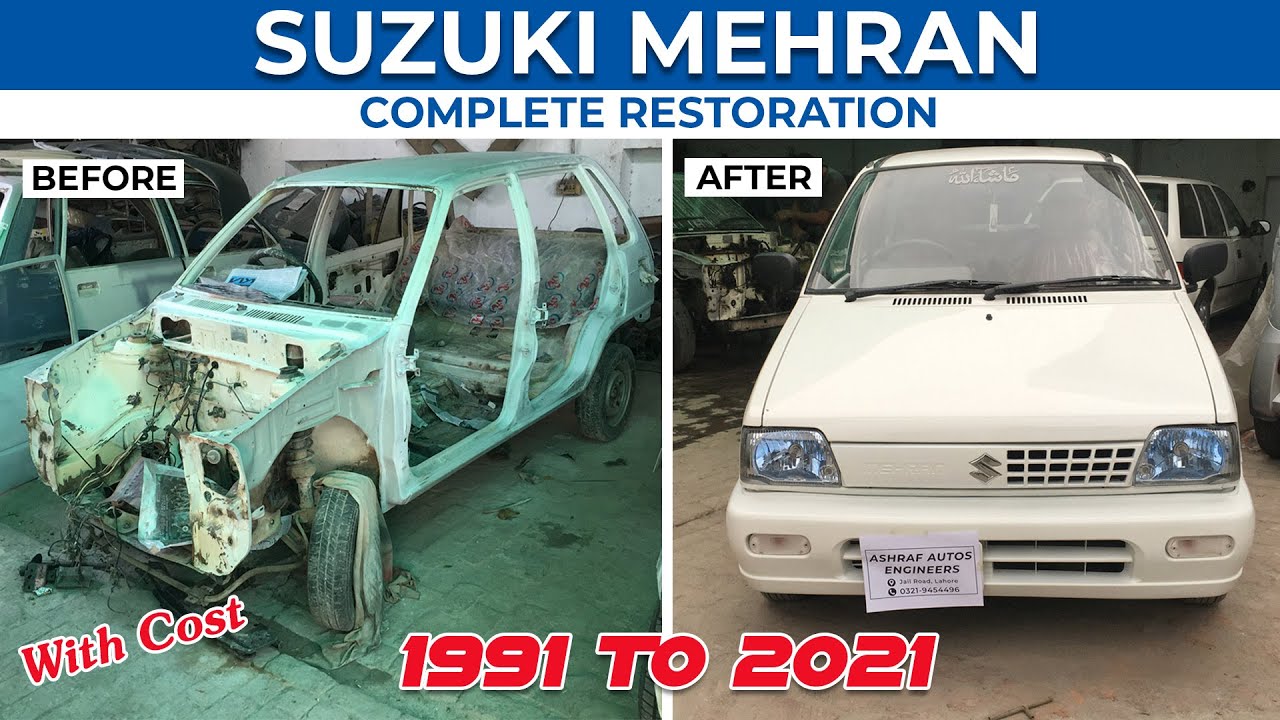 Suzuki Mehran 1991 to 2021 | 30 yrs Old Car Restored