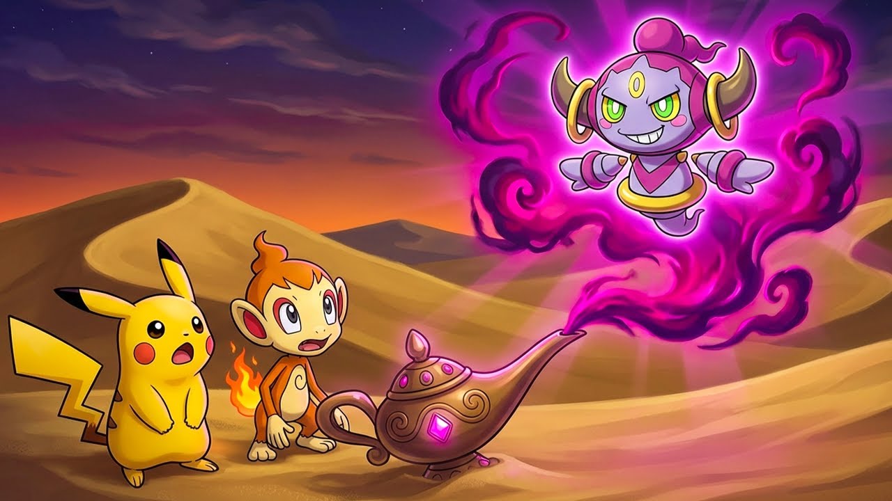 Pikachu and the Magic Lamp of Hoopa | Pokémon Bedtime Story for Kids | Gentle Moral Tale