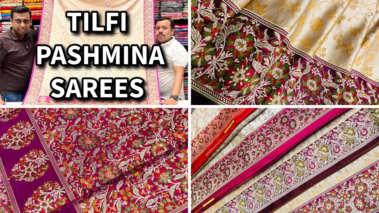 TILFI PASHMINA JAMEVAR SAREES | Royal Heritage Handcrafted Saree | Must watch !!!