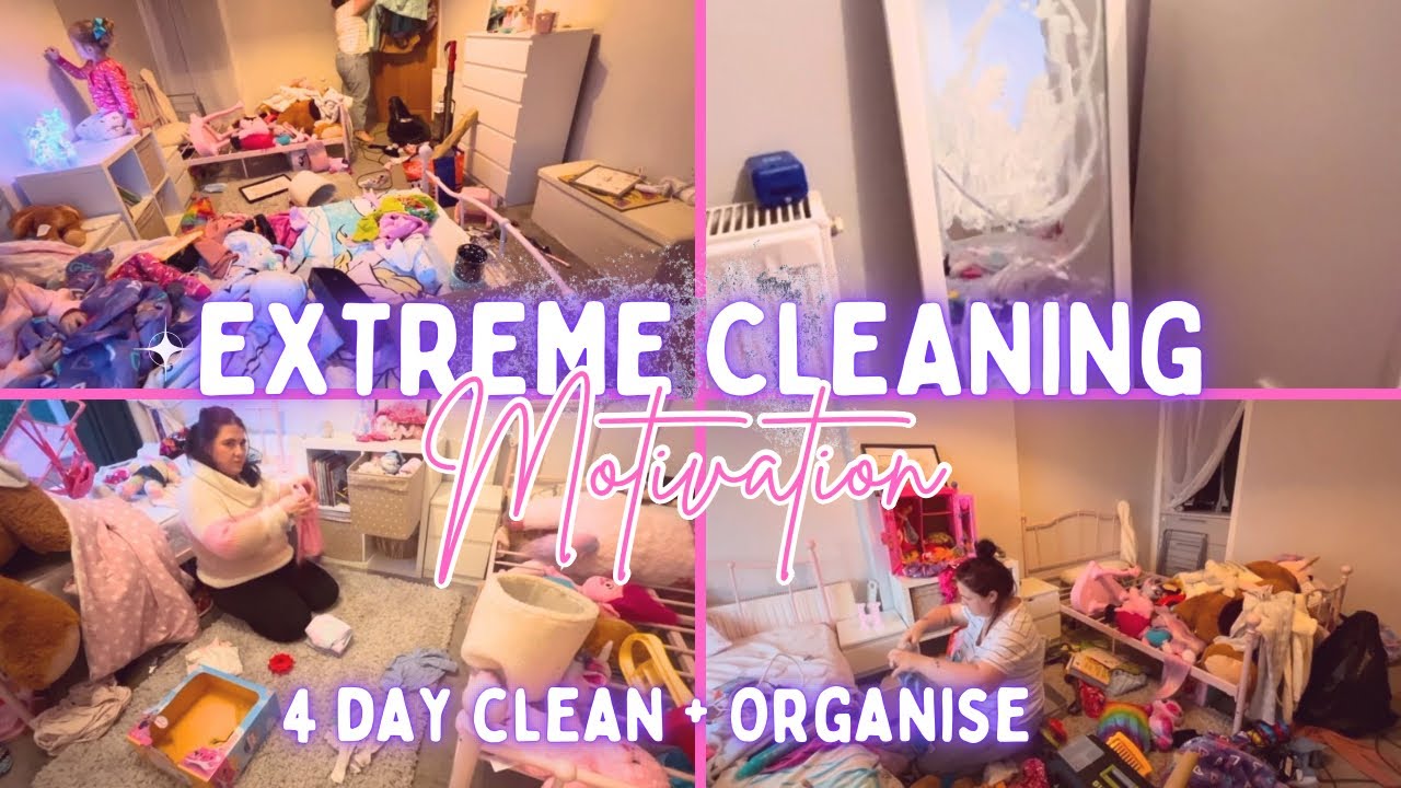 EXTREME CLEAN AND ORGANISE WITH ME - WE FINALLY SWITCHED BEDROOMS! -UK CLEANING MOTIVATION