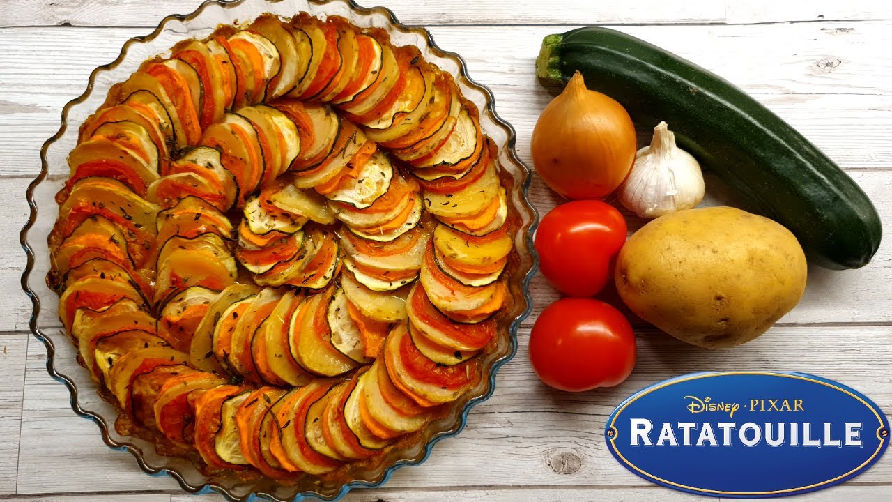 Ratatouille as prepared in the Movie الراتاتوي الفرنسي بنفس فكرة ديزني