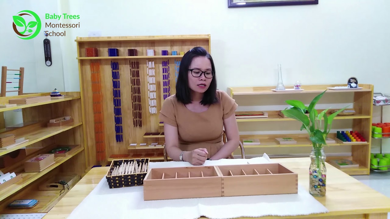 Hướng dẫn sử dụng giáo cụ Montessori: Hộp que tính