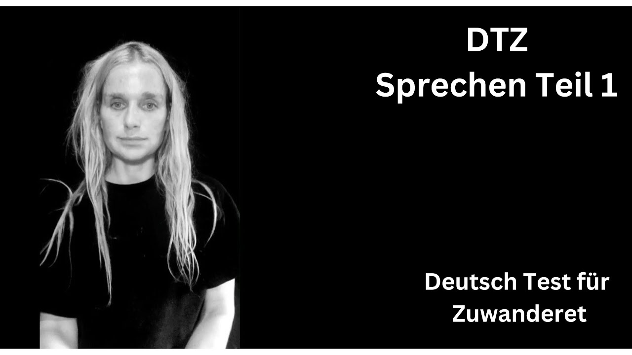 DTZ🇩🇪 A2/B1 - Sprechen🌬 Teil 1 - 