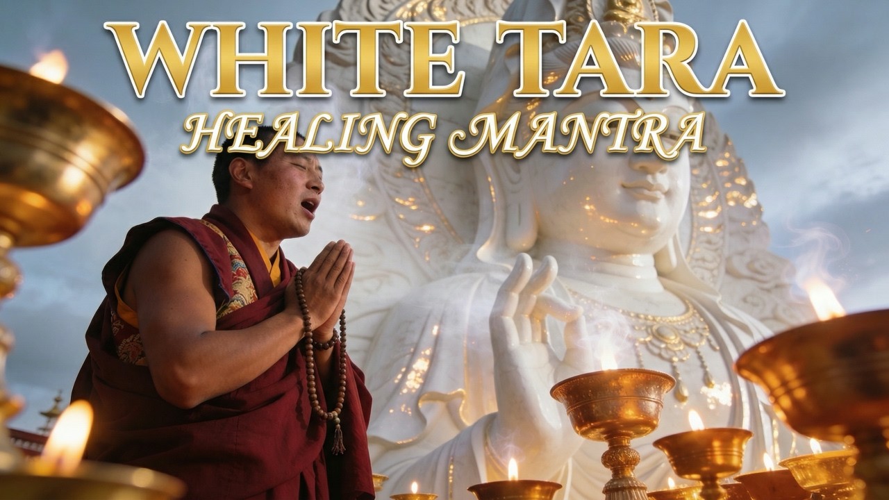 White Tara Mantra — Long Life & Blessings | Tibetan Monks Chant for Longevity