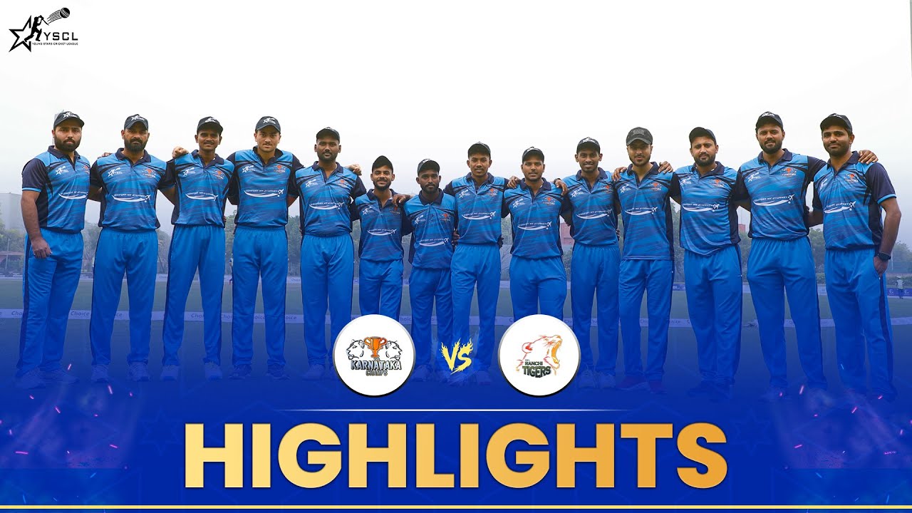 Ranchi Tigers vs Karnataka Champs - Full Match Highlights | YSCL | Young Stars Cricket League
