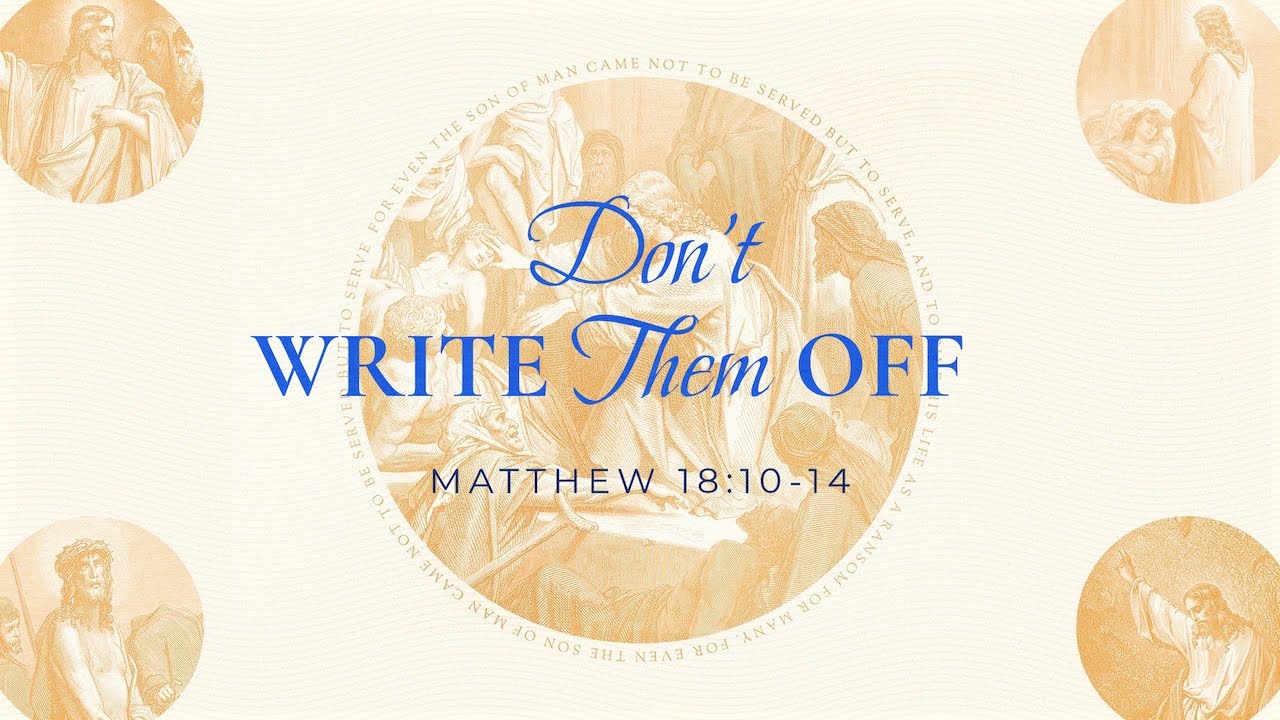 Don’t Write Them Off