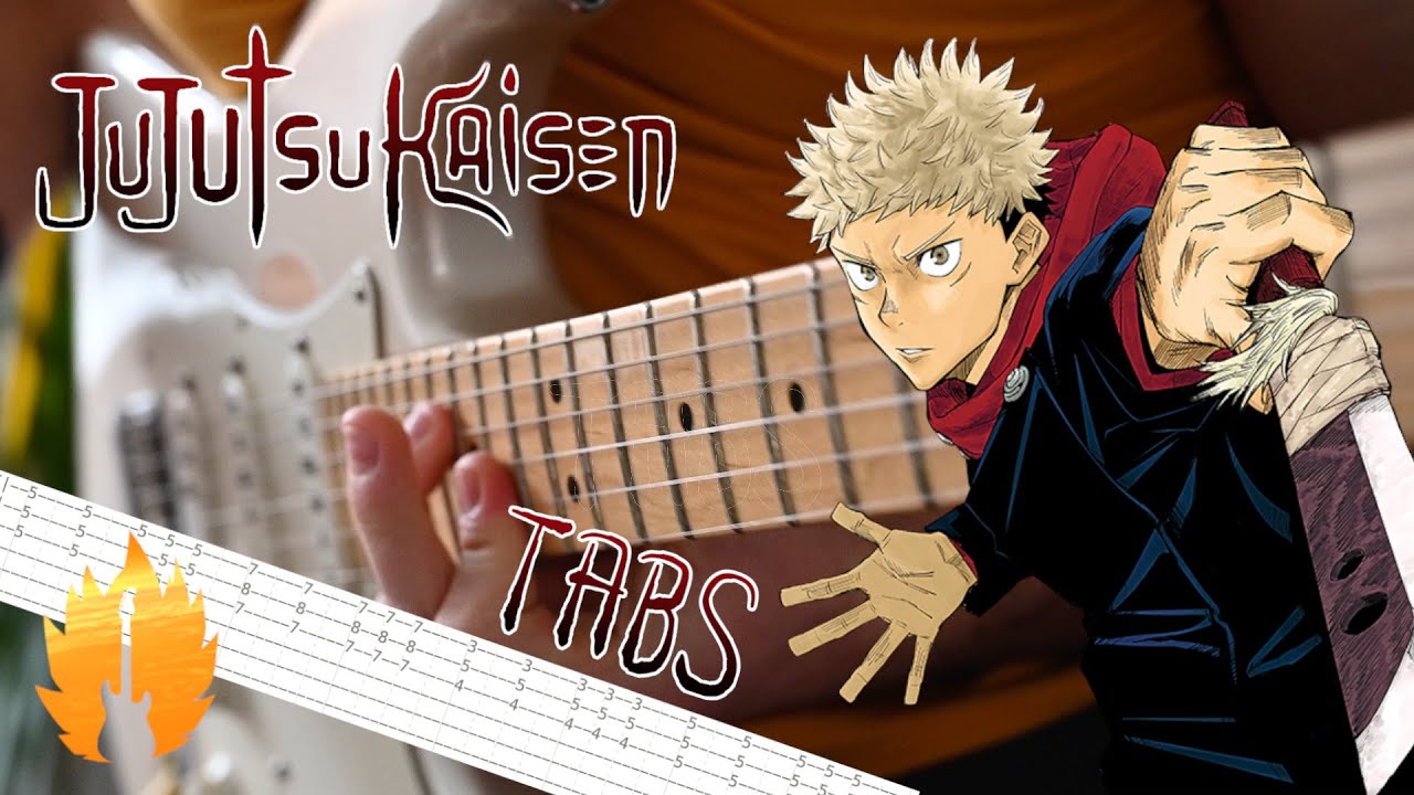 【TABS】Jujutsu Kaisen Opening Guitar Lesson - Kaikai Kitan - Eve - 廻廻奇譚