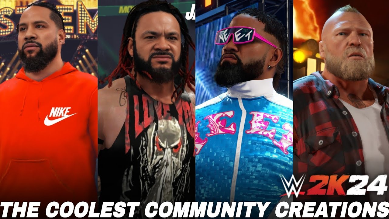 WWE2K24 THE COOLEST COMMUNITY CREATIONS !