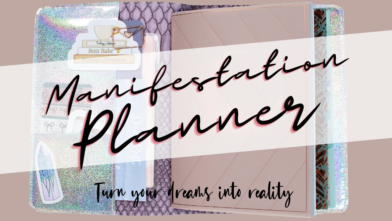 How I set up my manifestation planner // B6 Traveler's Notebook