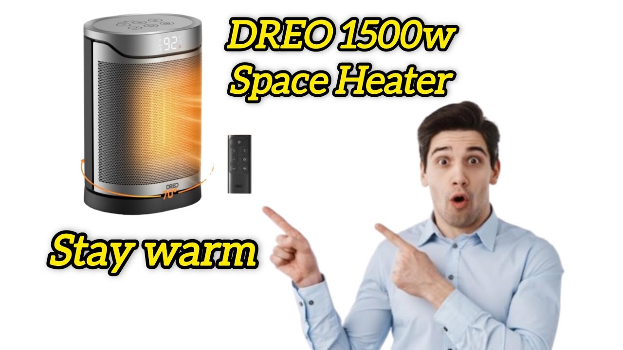 DREO Space Heater | Quiet, Fast & Safe Indoor Heating.