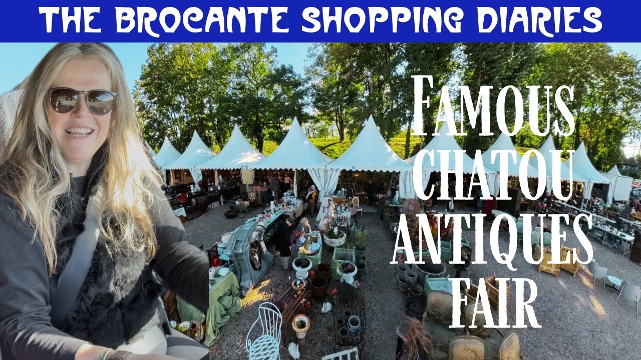 Top Antiques Dealer Hunts Treasures at Iconic Paris Fair #antiques #brocanteshopping #foiredechatou