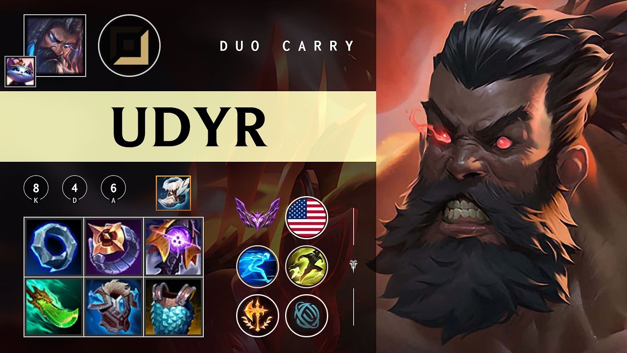 Udyr Carry vs Caitlyn - NA Master Patch 26.05