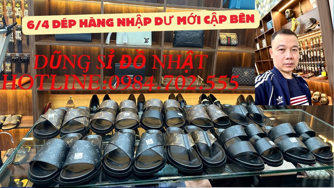 6/4 Dép L.V  Hàng Xuất Dư Bản Sắc Nét