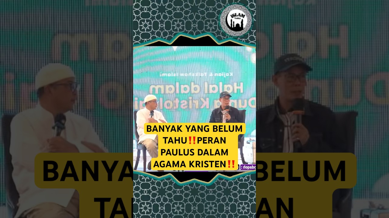 BANYAK YANG BELUM TAHU‼️PERAN PAULUS DALAM SEJARAH KRISTEN‼️#dondytan #hijrah #islamtoday