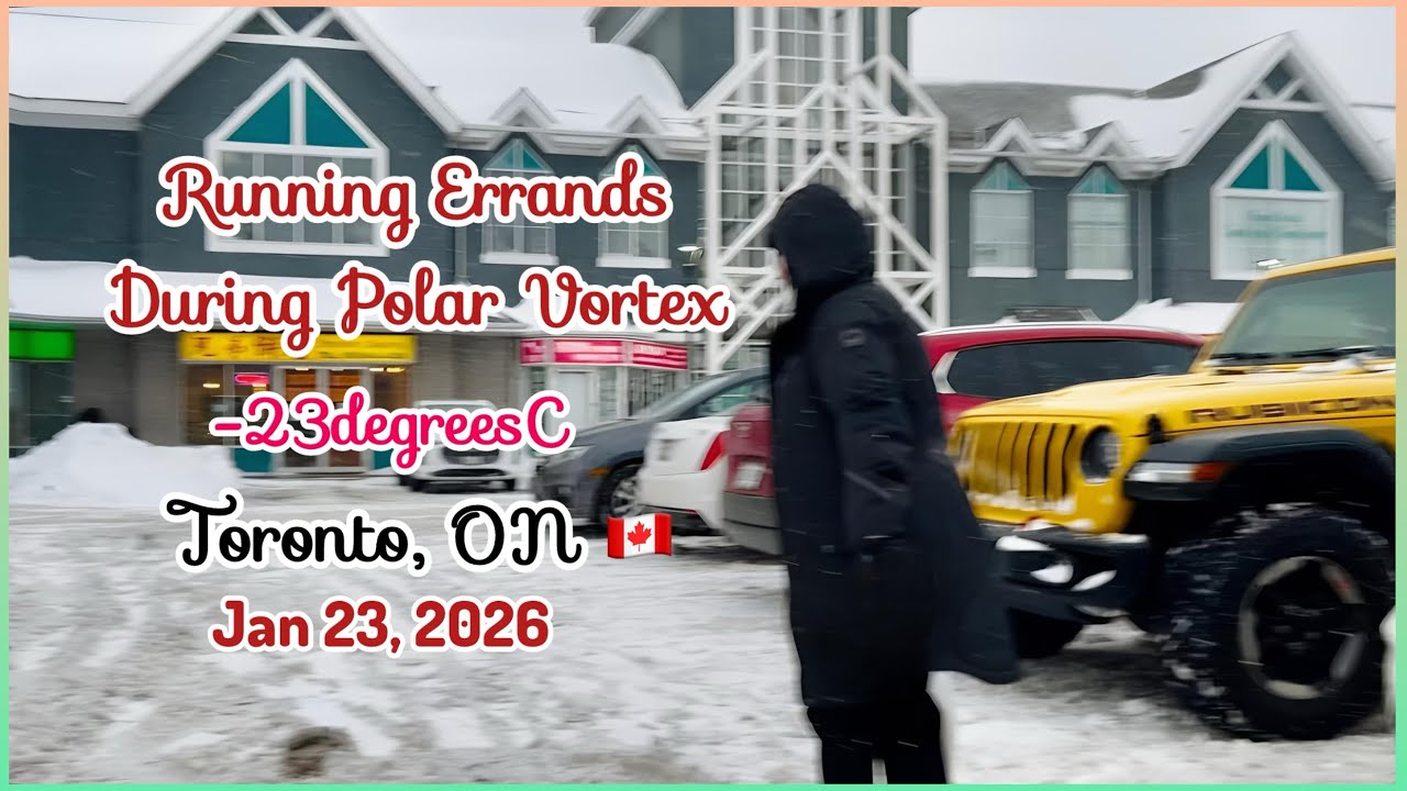 Running Errands During Polar Vortex(January 23,2026)