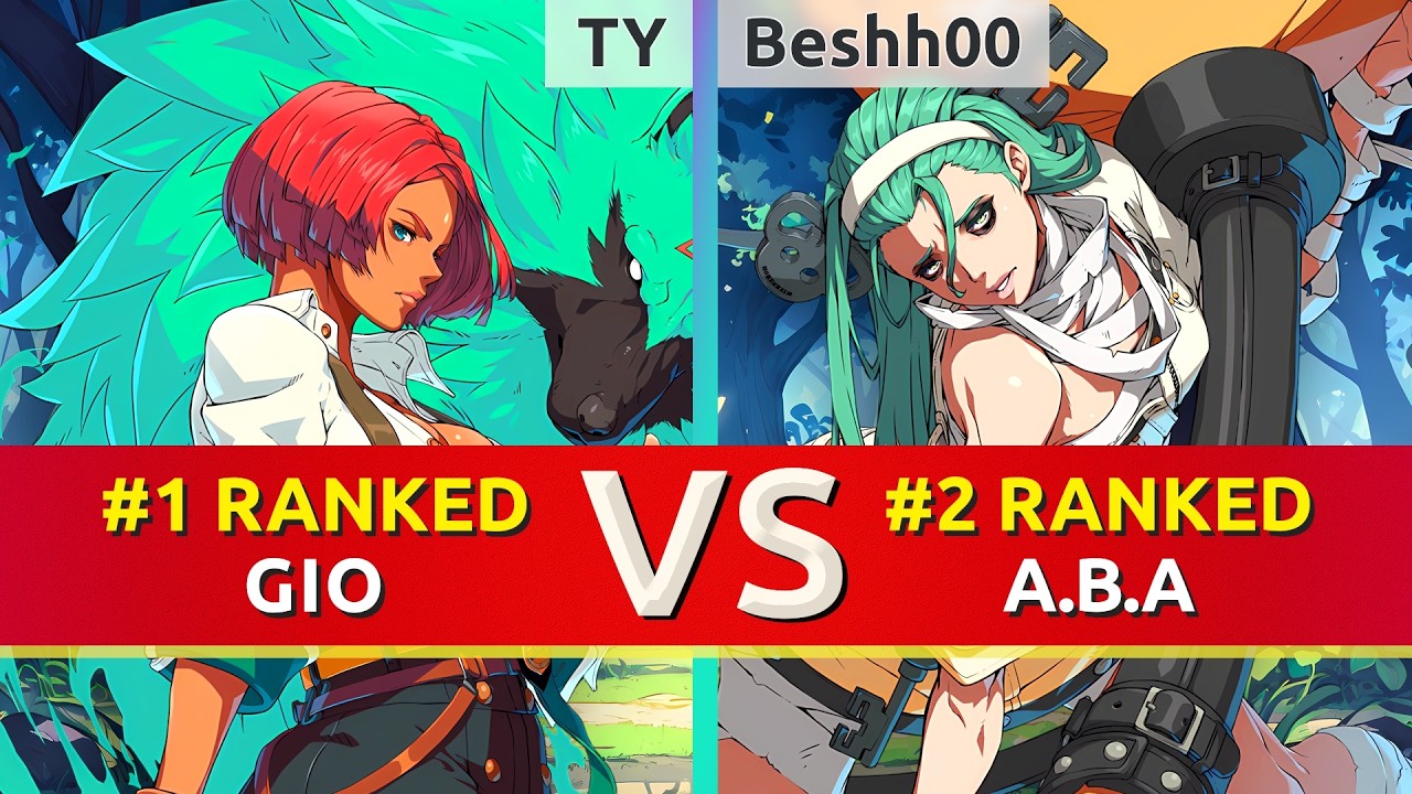 GGST ▰ TY (#1 Ranked Giovanna) vs Beshh00 (#2 Ranked A.B.A). High Level Gameplay