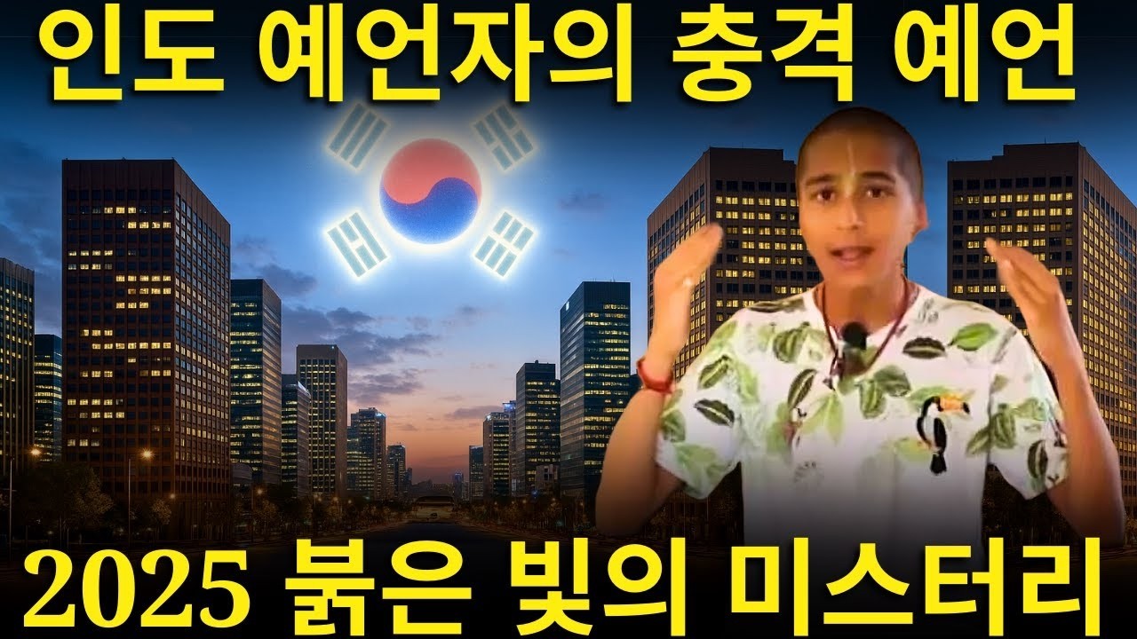 소름 끼치는 인도의 위대한 예언자가 전한 한국의 미래, 붉은 빛의 미스터리 — 2025년 거대한 변혁의 신호