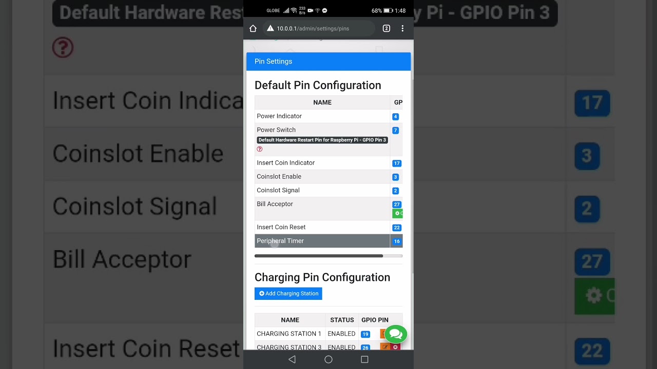 Charging pins configuration for rpi4 pisofi to sir Jerry of saudi